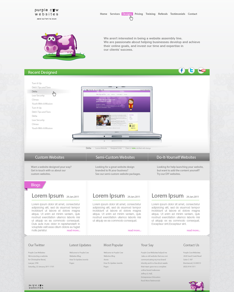 Purple Cow Websites Purple Cow Websites